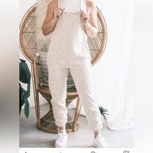 Smash + Tess S+T x HILARY DUFF - THE S+T HILARY ROMPERALLS IN DESERT CLAY